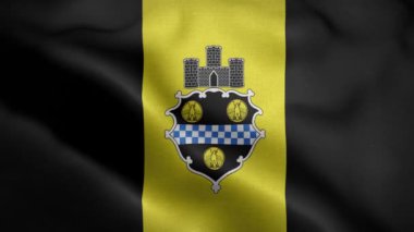 Pittsburgh ABD Bayrak Döngüsü Arkaplan 4K