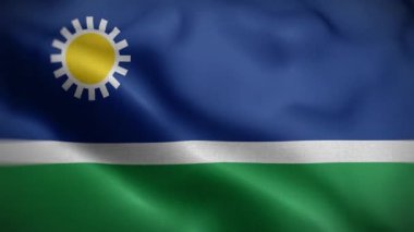 Portuguesa Venezuela Bayrak Döngüsü 4K