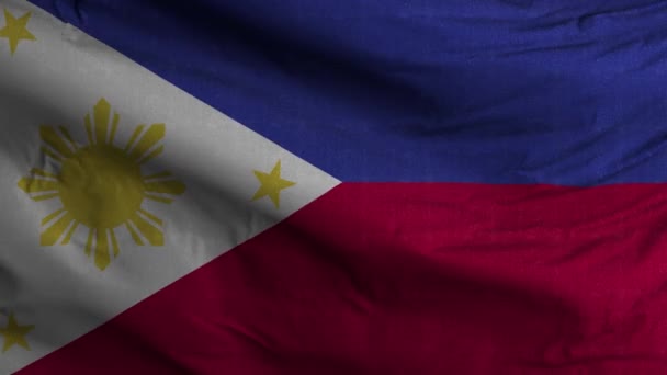 Philippines Fond Boucle Drapeau — Video