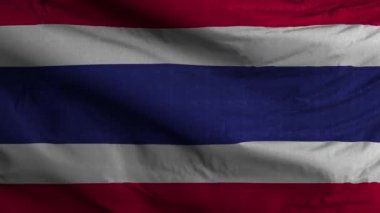 Tayland Bayrak Döngüsü Arkaplan 4K