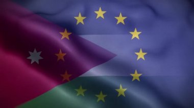 AB Jordan Bayrak Döngüsü Arkaplan 4K