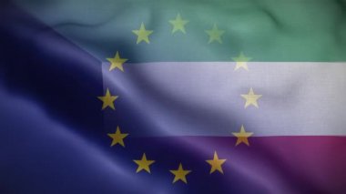 AB Kuveyt Bayrak Döngüsü Arkaplan 4K