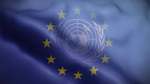 Офіційна Сторінка Європейського Союзу — стокове відео