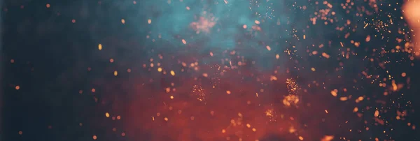 Industrial Abstract Background Flying Fire Particles — 图库照片