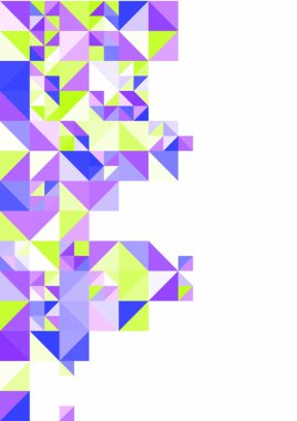 Asgari soyut geometrik poster tasarımı