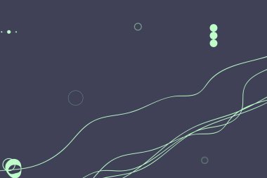 Soyut elementler ve dinamik şekillerle modern arka plan. Çizgiler ve çemberler koyu arkaplan. Renkli beneklerin bileşimleri. Tasarım ve yaratıcı fikirler için şablon.