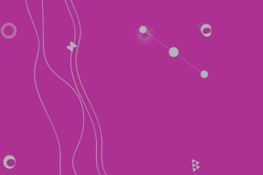 Soyut elementler ve dinamik şekillerle renkli modern arka plan. Çizgiler ve çemberler koyu arkaplan. Renkli beneklerin bileşimleri. Tasarım ve yaratıcı fikirler için şablon.