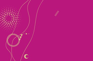 Soyut elementler ve dinamik şekillerle renkli modern arka plan. Çizgiler ve çemberler koyu arkaplan. Renkli beneklerin bileşimleri. Tasarım ve yaratıcı fikirler için şablon.