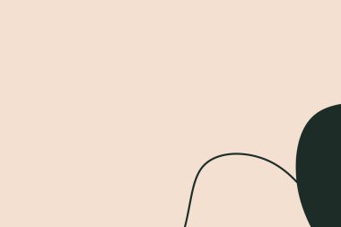 Organik elementler ve dinamik şekillerle modern renkli minimum basit arka plan. Minimalist stil. Şablon posterleri ya da iş yerleri tasarla.