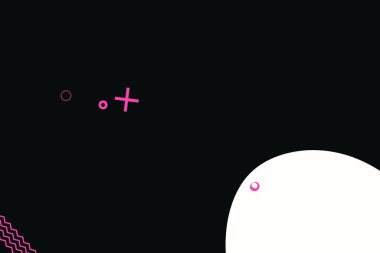 Geometrik soyut elementler ve dinamik şekiller. Renkli noktaların ve çizgilerin bileşimleri. Tasarım ve yaratıcı fikirler için arka plan.