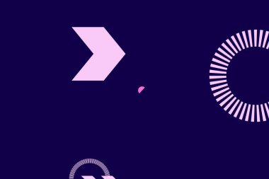 Geometrik komik soyut elementler ve dinamik şekiller. Renkli noktaların ve çizgilerin bileşimleri. Tasarım ve yaratıcı fikirler için arka plan.