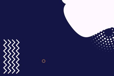 Renkli basit soyut elementler ve dinamik şekiller. Renkli noktaların ve çizgilerin bileşimleri. Tasarım ve yaratıcı fikirler için arka plan.