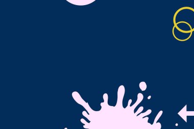 Modern minimalist rengarenk basit tarz daireler arka planı. Posterler ve iş yerleri için..