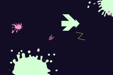 Modern minimalist rengarenk basit tarz daireler arka planı. Posterler ve iş yerleri için..