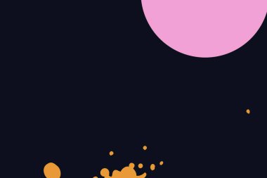 Modern minimalist rengarenk basit tarz daireler arka planı. Posterler ve iş yerleri için..