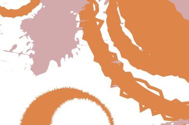 Modern minimalist rengarenk basit tarz daireler arka planı. Posterler ve iş yerleri için..