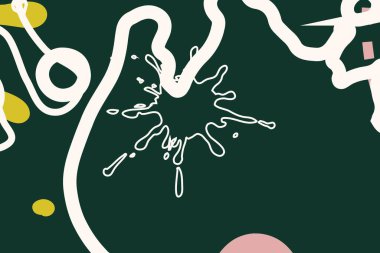 Modern minimalist rengarenk basit tarz daireler arka planı. Posterler ve iş yerleri için..