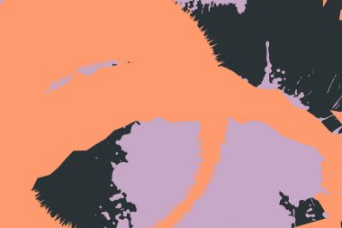 Modern minimalist rengarenk basit sıçrama tarzı daireler. Posterler ve iş yerleri için..