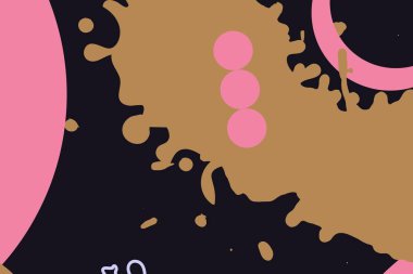 Modern minimalist rengarenk basit sıçrama tarzı daireler. Posterler ve iş yerleri için..