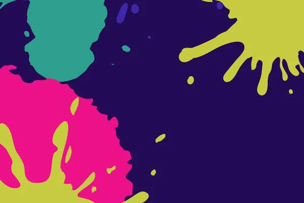 Минимальный Простой Всплеск Краски Красочный Современный Дизайн Подходит Плакатов Деловых — стоковое фото