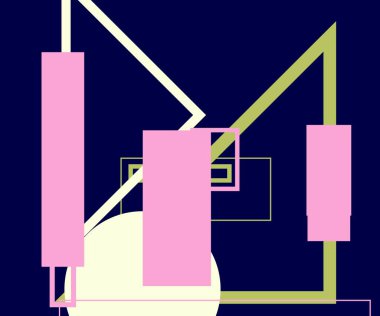 Modern teknoloji işi soyut üçgenler ve kare basit kapak tasarımı. Sunum için kapak tasarımı şablonu, broşür, katalog, poster, kitap, dergiler.