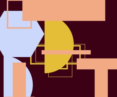 Modern teknoloji işi soyut üçgenler ve kare basit kapak tasarımı. Sunum için kapak tasarımı şablonu, broşür, katalog, poster, kitap, dergiler.