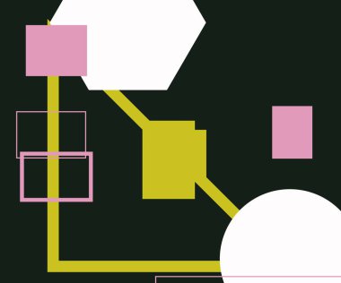 Modern teknoloji işi soyut üçgenler ve kare basit kapak tasarımı. Sunum için kapak tasarımı şablonu, broşür, katalog, poster, kitap, dergiler.