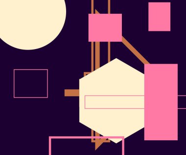 Modern teknoloji işi soyut üçgenler ve kare basit kapak tasarımı. Sunum için kapak tasarımı şablonu, broşür, katalog, poster, kitap, dergiler.