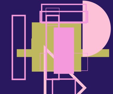 Modern teknoloji işi soyut üçgenler ve kare basit kapak tasarımı. Sunum için kapak tasarımı şablonu, broşür, katalog, poster, kitap, dergiler.