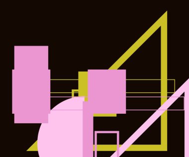 Modern teknoloji işi soyut üçgenler ve kare basit kapak tasarımı. Sunum için kapak tasarımı şablonu, broşür, katalog, poster, kitap, dergiler.