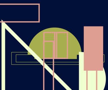 Modern teknoloji işi soyut üçgenler ve kare basit kapak tasarımı. Sunum için kapak tasarımı şablonu, broşür, katalog, poster, kitap, dergiler.