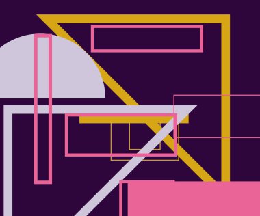 Modern teknoloji işi soyut üçgenler ve kare basit kapak tasarımı. Sunum için kapak tasarımı şablonu, broşür, katalog, poster, kitap, dergiler.