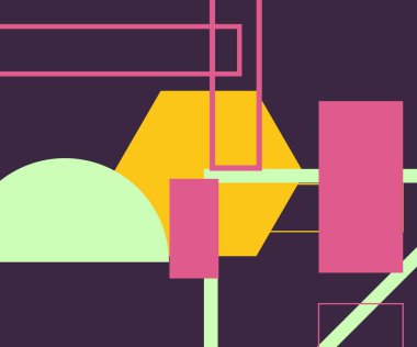 Modern teknoloji işi soyut üçgenler ve kare basit kapak tasarımı. Sunum için kapak tasarımı şablonu, broşür, katalog, poster, kitap, dergiler.