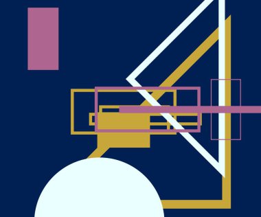 Modern teknoloji işi soyut üçgenler ve kare basit kapak tasarımı. Sunum için kapak tasarımı şablonu, broşür, katalog, poster, kitap, dergiler.