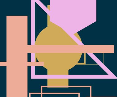 Modern teknoloji işi soyut üçgenler ve kare basit kapak tasarımı. Sunum için kapak tasarımı şablonu, broşür, katalog, poster, kitap, dergiler.