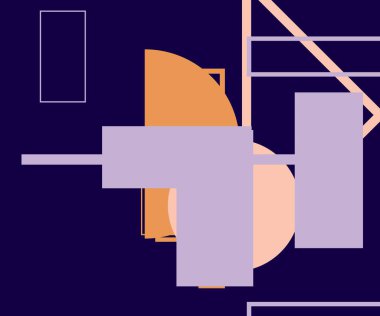 Modern teknoloji işi soyut üçgenler ve kare basit kapak tasarımı. Sunum için kapak tasarımı şablonu, broşür, katalog, poster, kitap, dergiler.