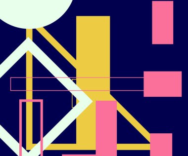 Modern teknoloji işi soyut üçgenler ve kare basit kapak tasarımı. Sunum için kapak tasarımı şablonu, broşür, katalog, poster, kitap, dergiler.