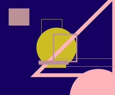 Modern teknoloji işi soyut üçgenler ve kare basit kapak tasarımı. Sunum için kapak tasarımı şablonu, broşür, katalog, poster, kitap, dergiler.