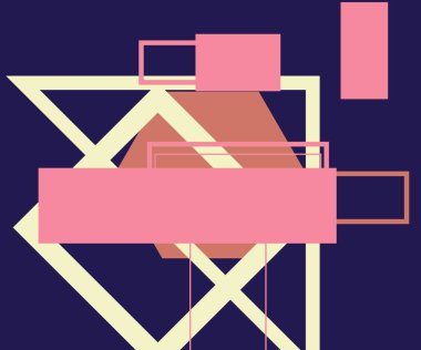 Modern teknoloji işi soyut üçgenler ve kare basit kapak tasarımı. Sunum için kapak tasarımı şablonu, broşür, katalog, poster, kitap, dergiler.