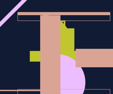 Modern teknoloji işi soyut üçgenler ve kare basit kapak tasarımı. Sunum için kapak tasarımı şablonu, broşür, katalog, poster, kitap, dergiler.