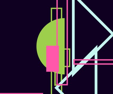 Modern teknoloji işi soyut üçgenler ve kare basit kapak tasarımı. Sunum için kapak tasarımı şablonu, broşür, katalog, poster, kitap, dergiler.