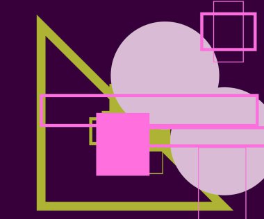 Modern teknoloji işi soyut üçgenler ve kare basit kapak tasarımı. Sunum için kapak tasarımı şablonu, broşür, katalog, poster, kitap, dergiler.