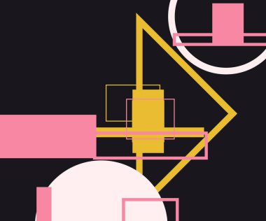 Modern teknoloji işi soyut üçgenler ve kare basit kapak tasarımı. Sunum için kapak tasarımı şablonu, broşür, katalog, poster, kitap, dergiler.