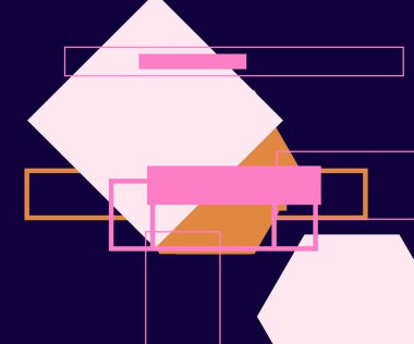 Modern teknoloji işi soyut üçgenler ve kare basit kapak tasarımı. Sunum için kapak tasarımı şablonu, broşür, katalog, poster, kitap, dergiler.