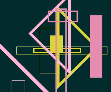 Modern teknoloji işi soyut üçgenler ve kare basit kapak tasarımı. Sunum için kapak tasarımı şablonu, broşür, katalog, poster, kitap, dergiler.