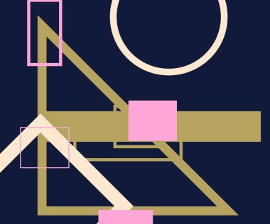 Modern teknoloji işi soyut üçgenler ve kare basit kapak tasarımı. Sunum için kapak tasarımı şablonu, broşür, katalog, poster, kitap, dergiler.