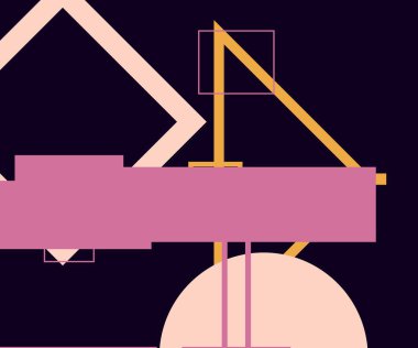 Modern teknoloji işi soyut üçgenler ve kare basit kapak tasarımı. Sunum için kapak tasarımı şablonu, broşür, katalog, poster, kitap, dergiler.