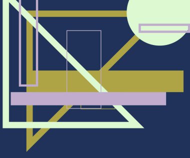 Modern teknoloji işi soyut üçgenler ve kare basit kapak tasarımı. Sunum için kapak tasarımı şablonu, broşür, katalog, poster, kitap, dergiler.