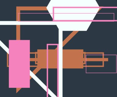 Modern teknoloji işi soyut üçgenler ve kare basit kapak tasarımı. Sunum için kapak tasarımı şablonu, broşür, katalog, poster, kitap, dergiler.