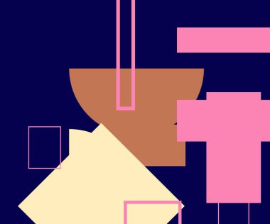 Modern teknoloji işi soyut üçgenler ve kare basit kapak tasarımı. Sunum için kapak tasarımı şablonu, broşür, katalog, poster, kitap, dergiler.